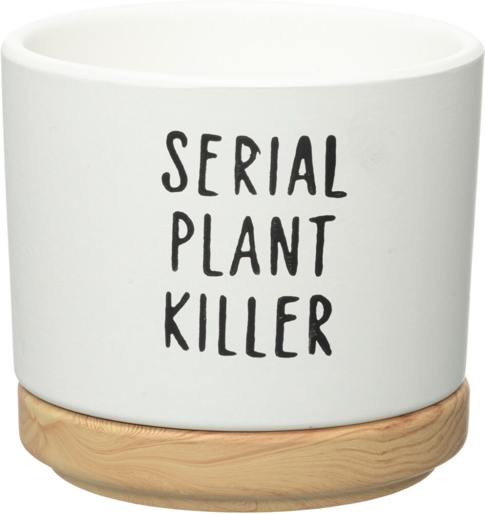 Ümbrispott Quotes alustaldrikuga 13,5 cm valik