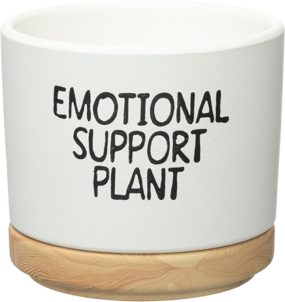 Ümbrispott Quotes alustaldrikuga 13,5 cm valik