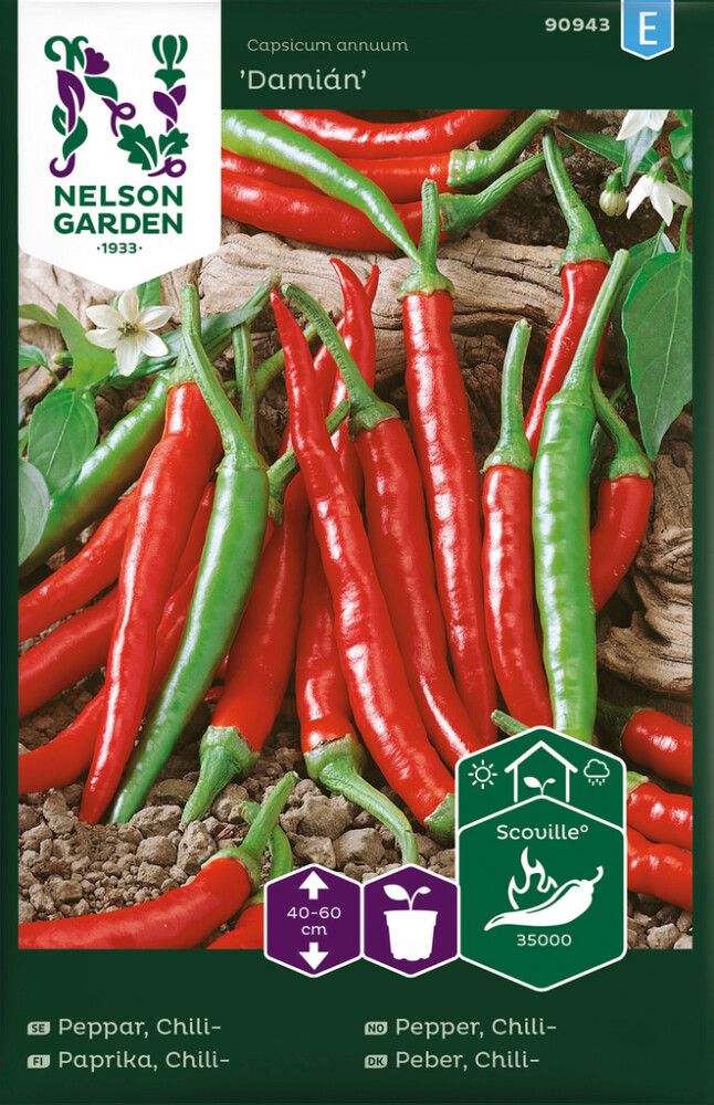 Tšillipipar Nelson Garden Damián
