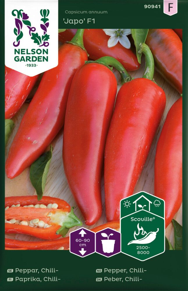 Tšillipipar Nelson Garden Japo F1