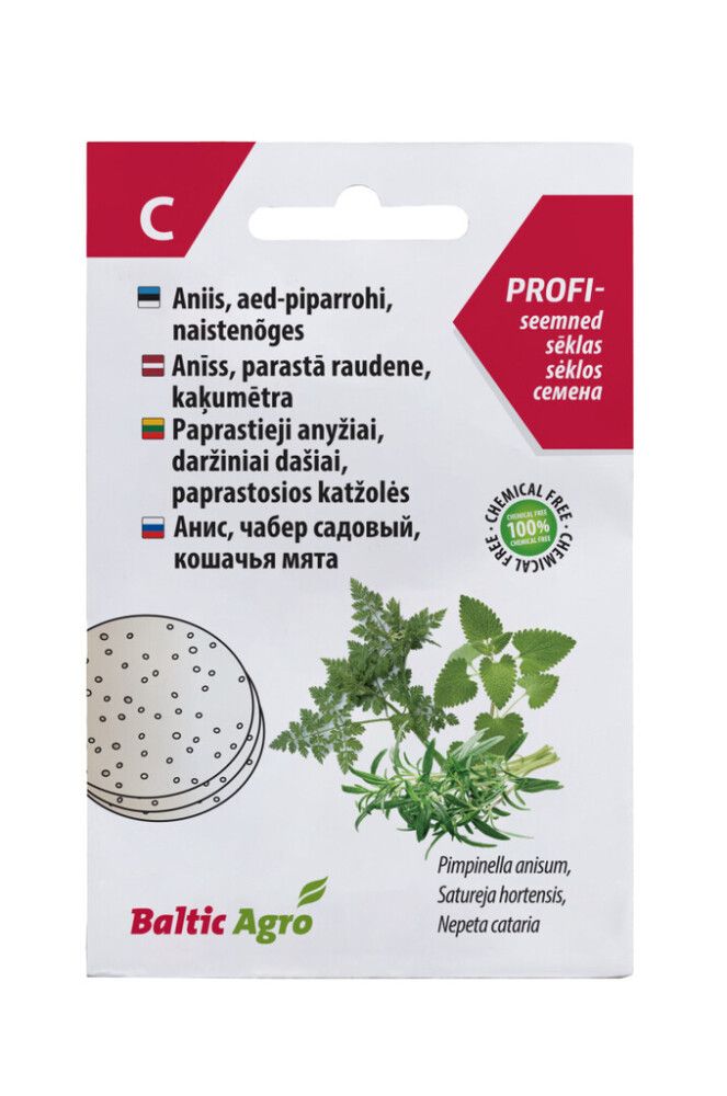 Aniisi,aed-piparrohu,naistenõgese kettad