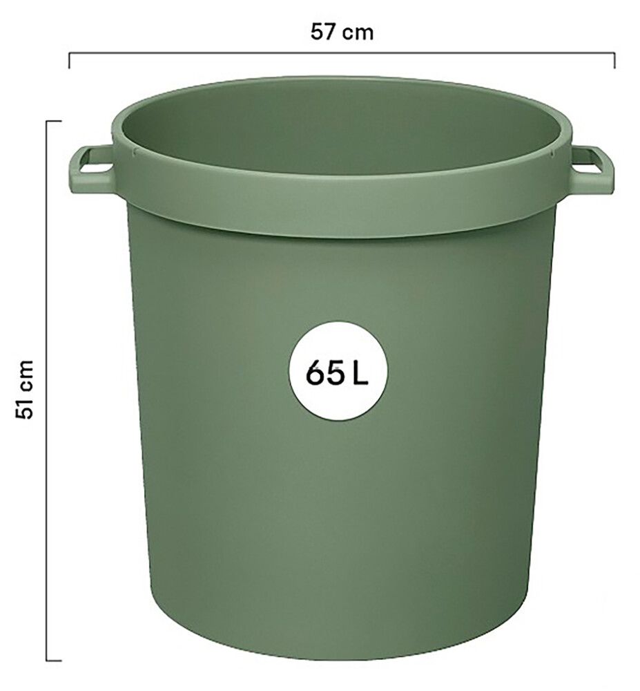 Veenõu Orthex 65 l roheline