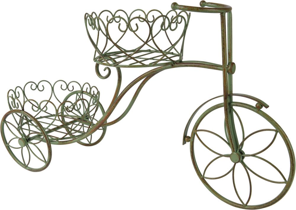 Lillepoti alus jalgratas 38 cm, roheline