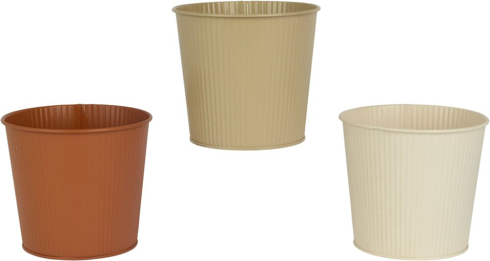 Lillepott tsink 14 x 12,5 cm valik