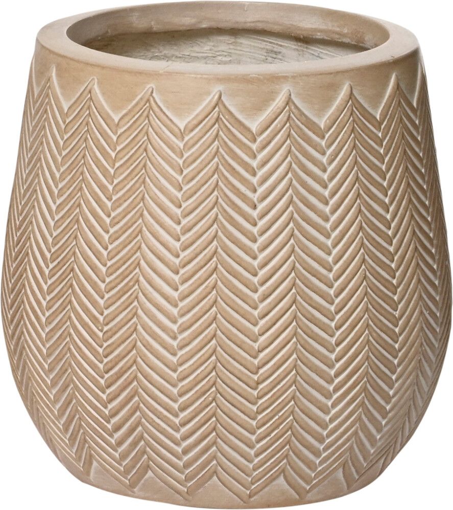 Lillepott Oliver Ø 22 cm, beež