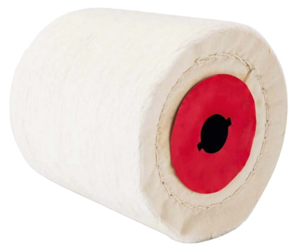 Poleerimisrull Scheppach puuvill 125 x 100 mm