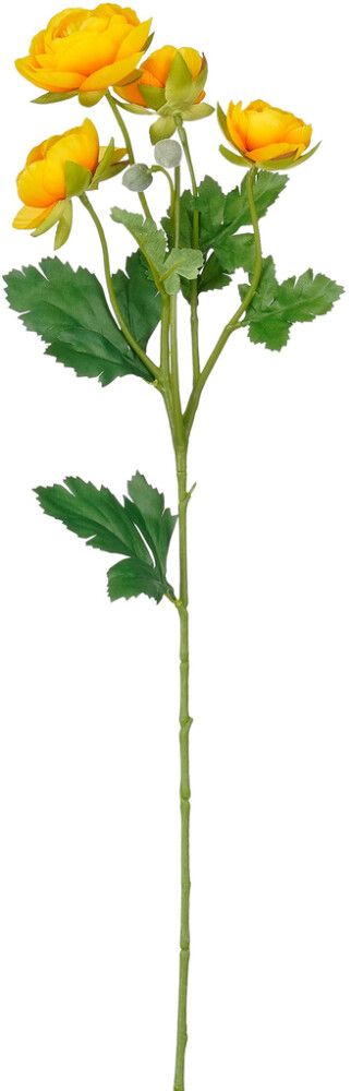 Kunstlill tulikas 62 cm, kollane