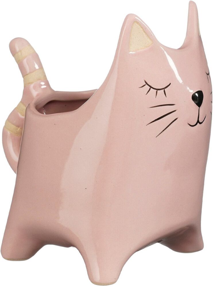 Lillepott Kass 13 x 14 cm valik