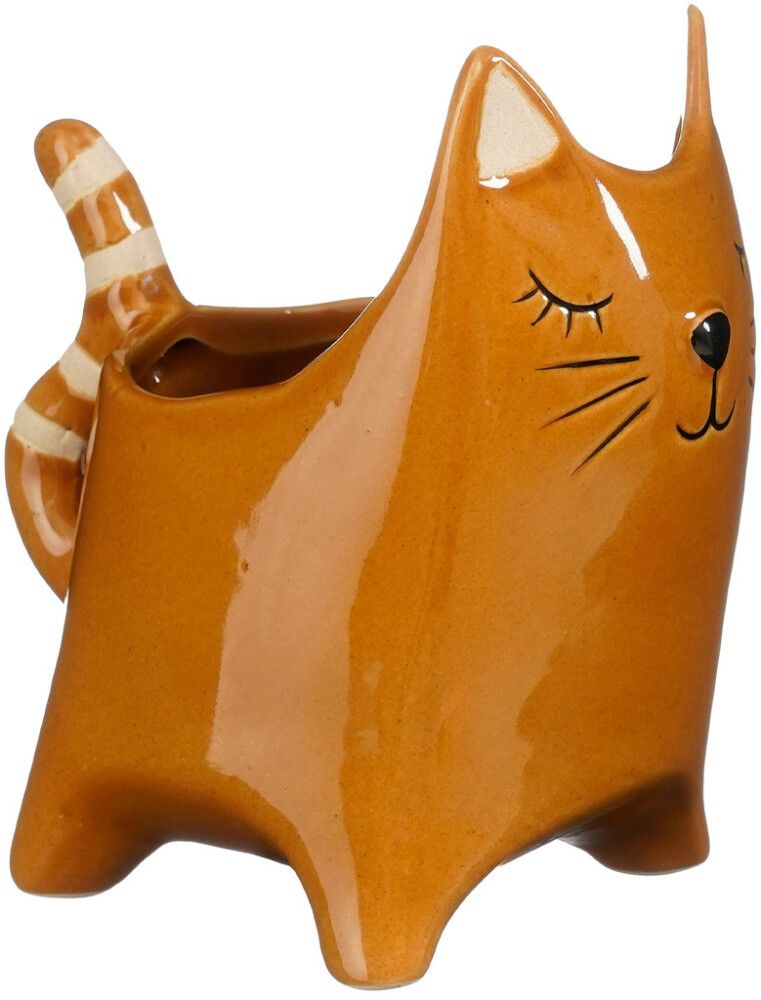 Lillepott Kass 13 x 14 cm valik