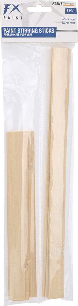 Värvipulk puidust 6 tk/pk