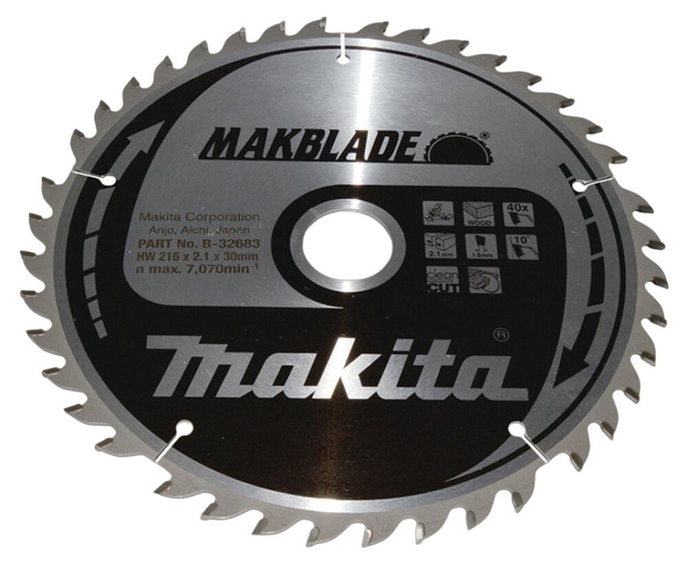 Saeketas Makita B-32683 216  mm T40 