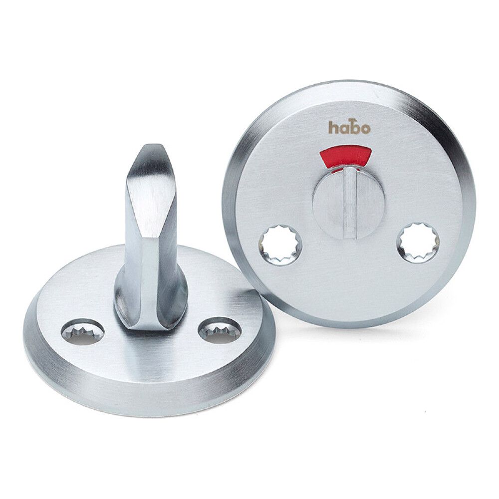 WC-lukusti Habo harjatud kroom 50 mm