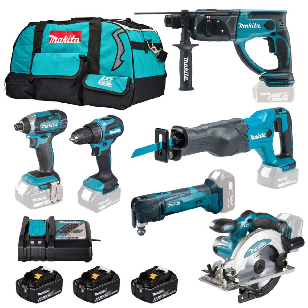 Combokit Makita LXT 18 V DLX6135TX1