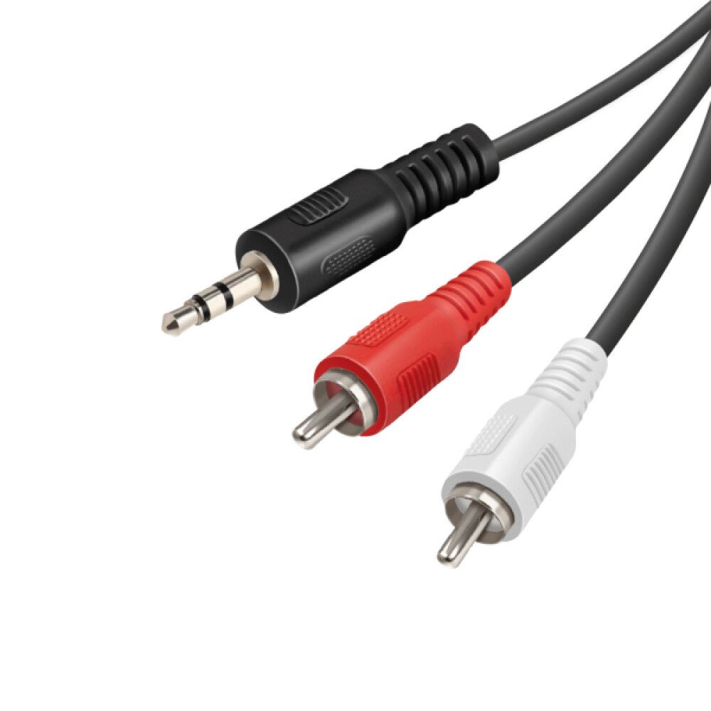 Audiokaabel Vivanco 3.5 mm → 2x RCA, 1.5 m