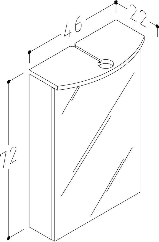Vannitoamööbli komplekt Harma valge