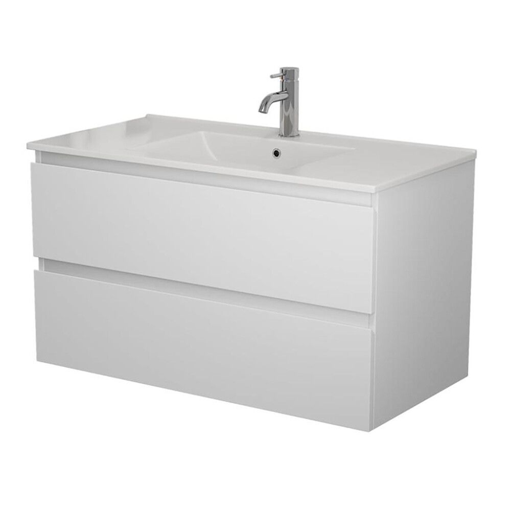 Valamukapp valamuga Riva Camden 90 cm valge