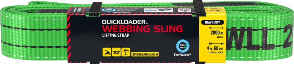 Tõsterihm Quickloader Webbing Sling 2000 kg 4 m