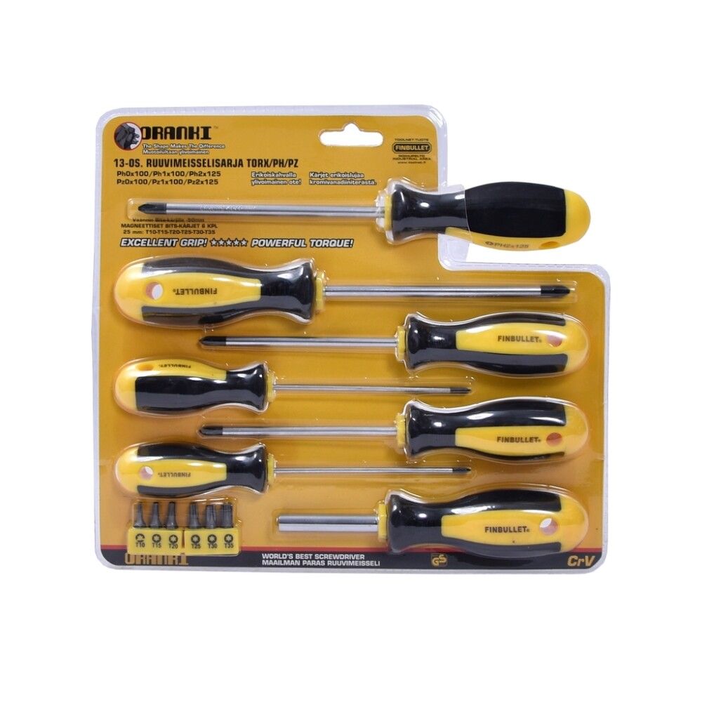 Kruvikeerajate komplekt Finbullet