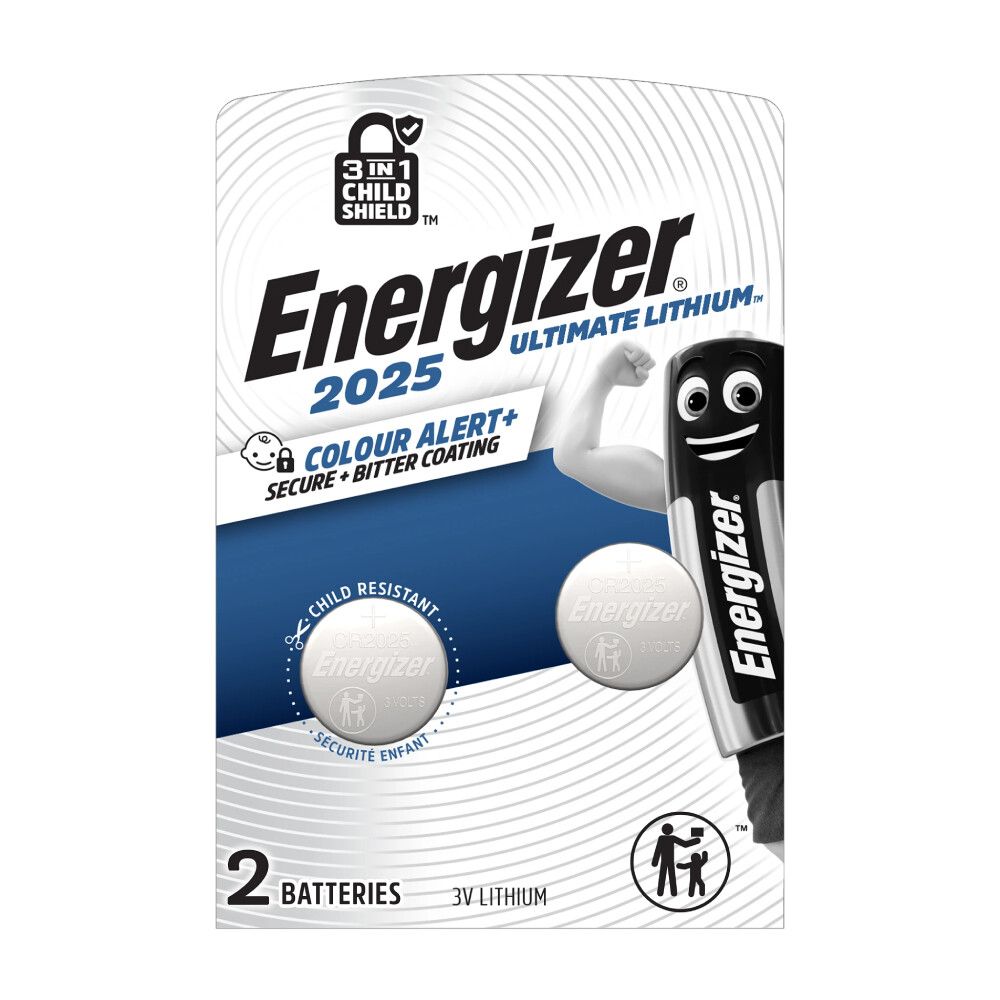 Patareid Energizer CR2025 Lithium -2 tk pakis
