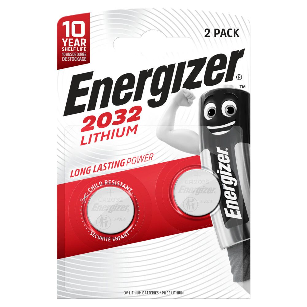  Patareid Energizer CR2032 Lithium 3V-2 tk pakis