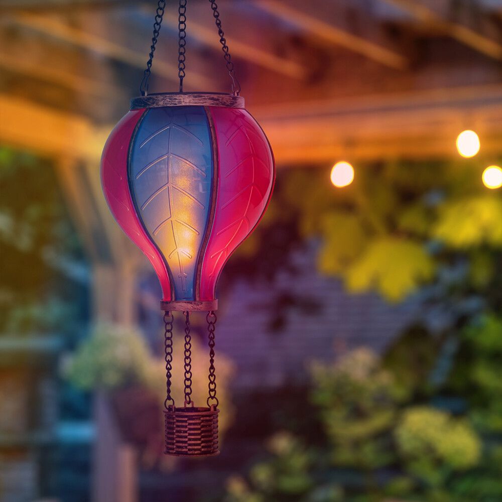 LED-solarvalgusti Kuumaõhupall