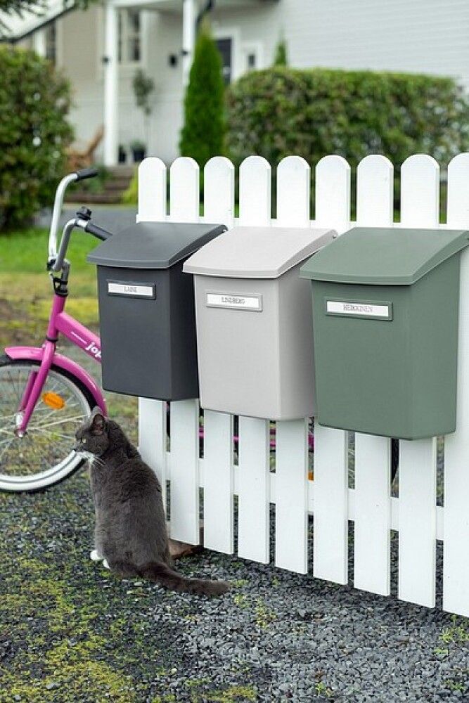 Postkast Orthex sügavmust 34 x 21 x 43,5 cm