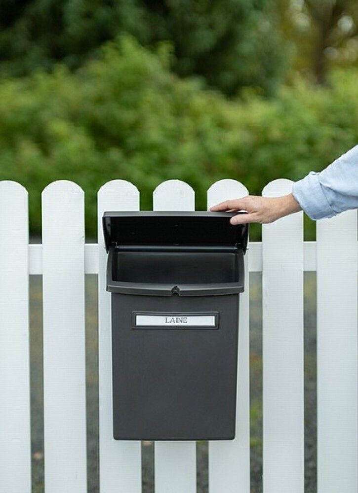 Postkast Orthex sügavmust 34 x 21 x 43,5 cm