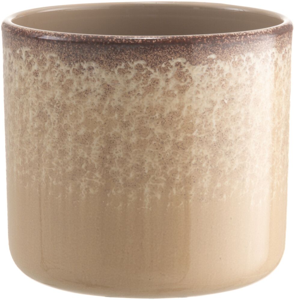 Lillepott 4Living Oceana Ø 17 cm, beež
