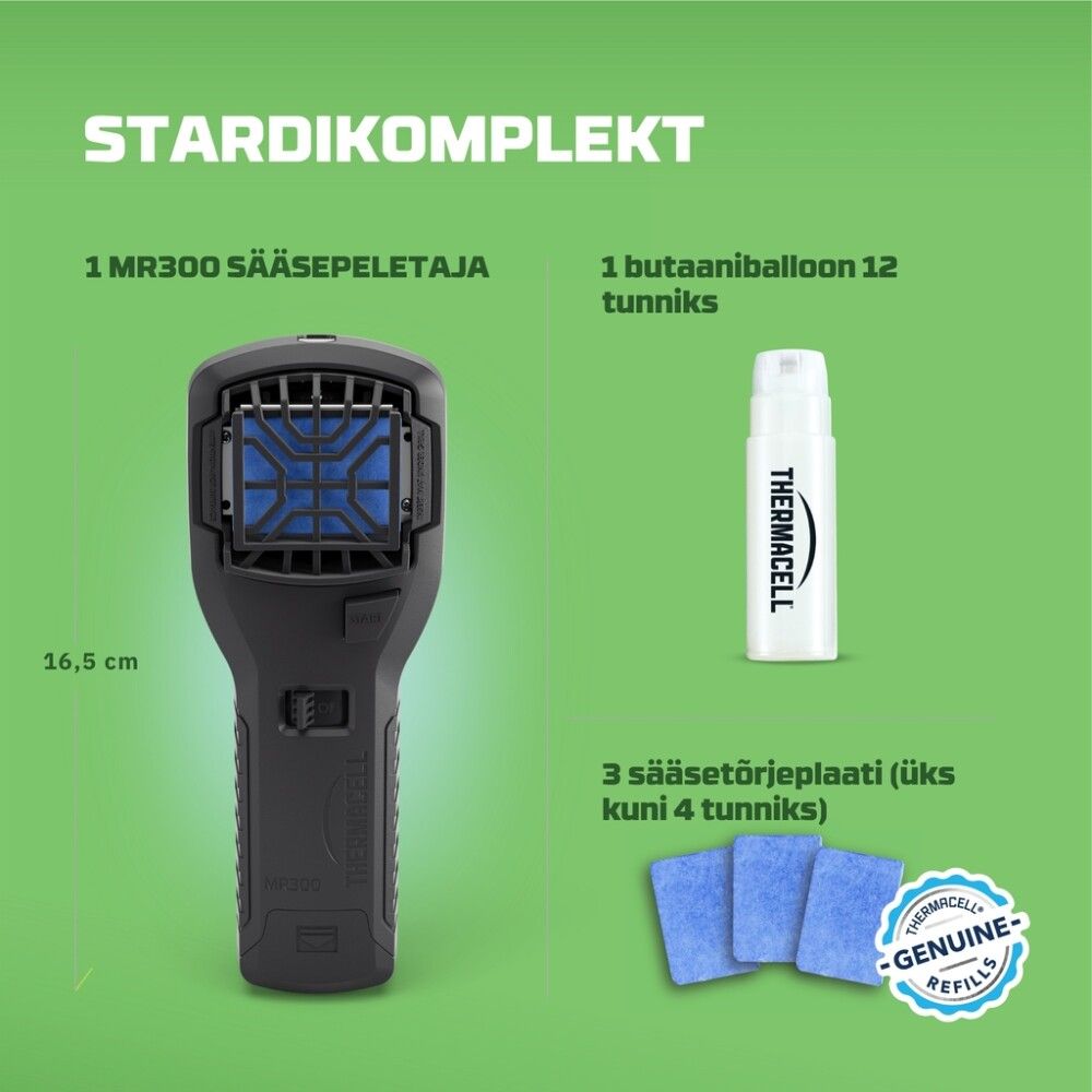 Sääsepeletaja MR300 Thermacell must/citriodil