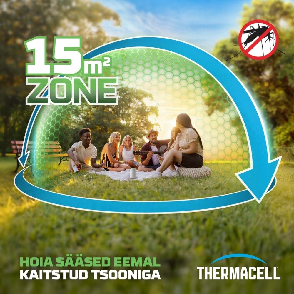 Sääsepeletaja Thermacell Mini Halo MRPSW-XIX, valge