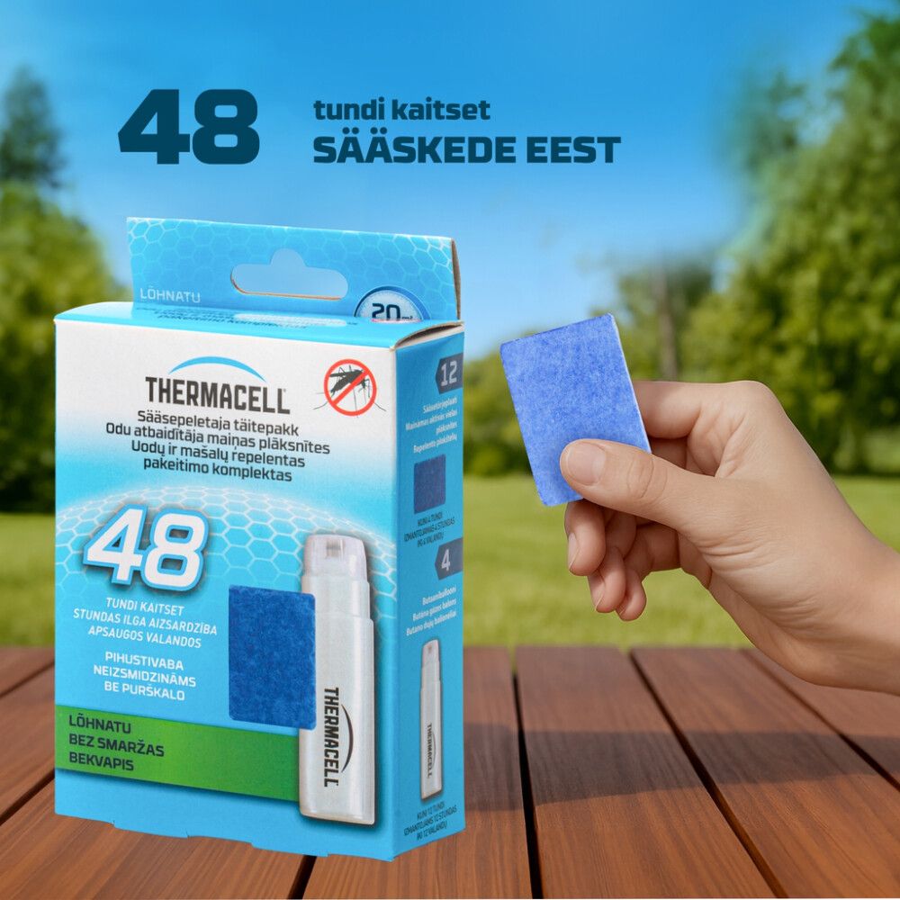 Täitekomplekt Thermacell 48h/citriodiol