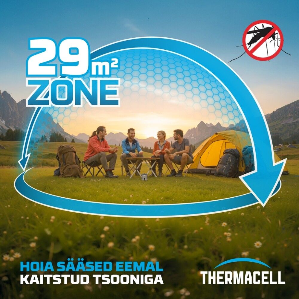 Sääsepeletaja Thermacell EX90I akutoitel