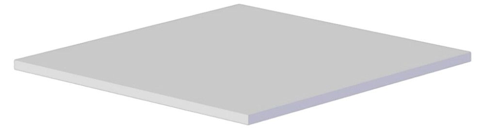 Riiuliplaat Lundbergs wide valge 550 x 535 x 16 mm
