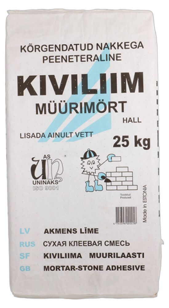 Kiviliim Uninaks M20 hall 25 kg