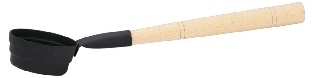 Saunakulp Saunia 47 cm mattmust / puit