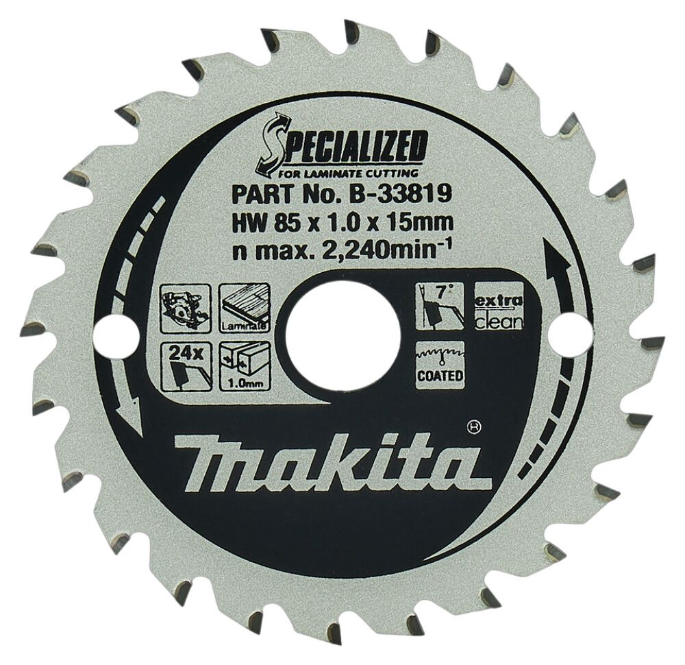 Saeketas Makita T.C.T T24 85 x 1 x 15 mm
