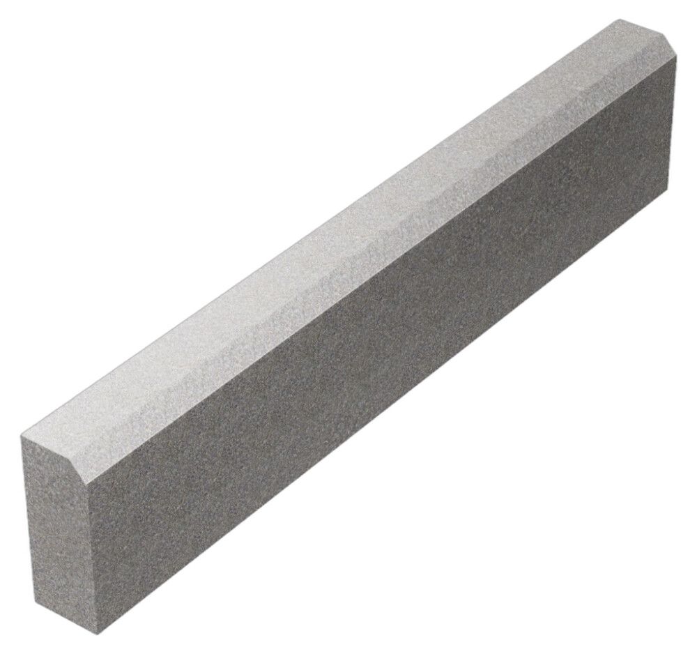 Kõnnitee äärekivi hall 80 x 200 x 1000 mm