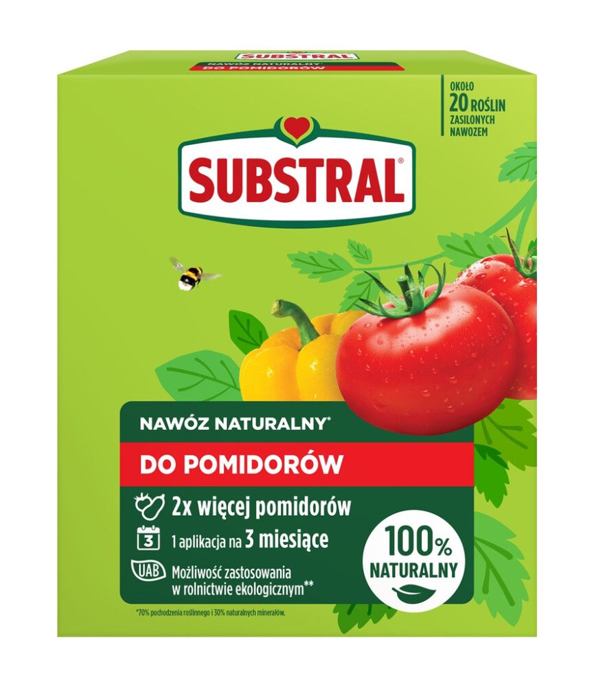 Tomati väetis Substral looduslik 1,2 kg, Terra Nova