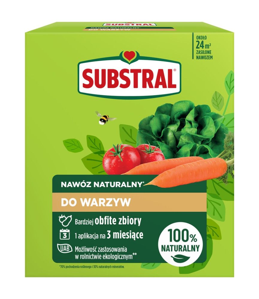 Köögiviljaväetis Substarl looduslik 1,2 kg, Terra Nova 
