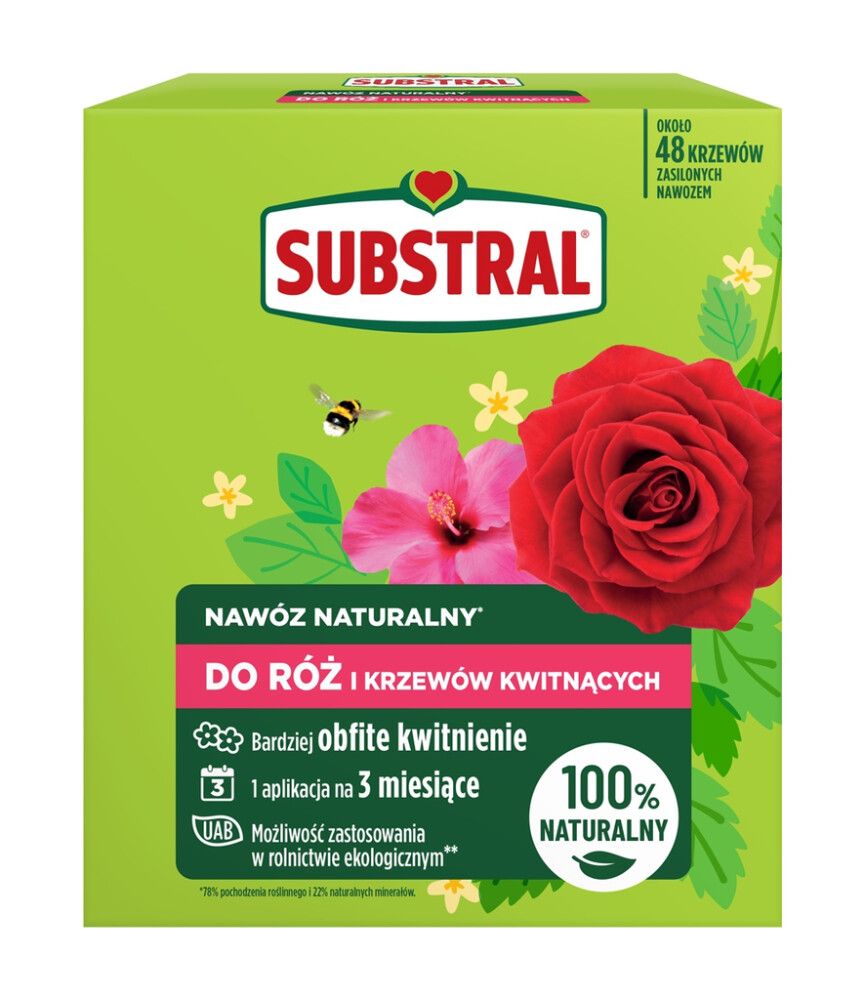 Rooside väetis Substral 1,2 kg, Terra Nova