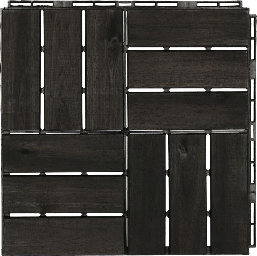 Puitplaat akaatsia 30 x 30 cm, tumehall