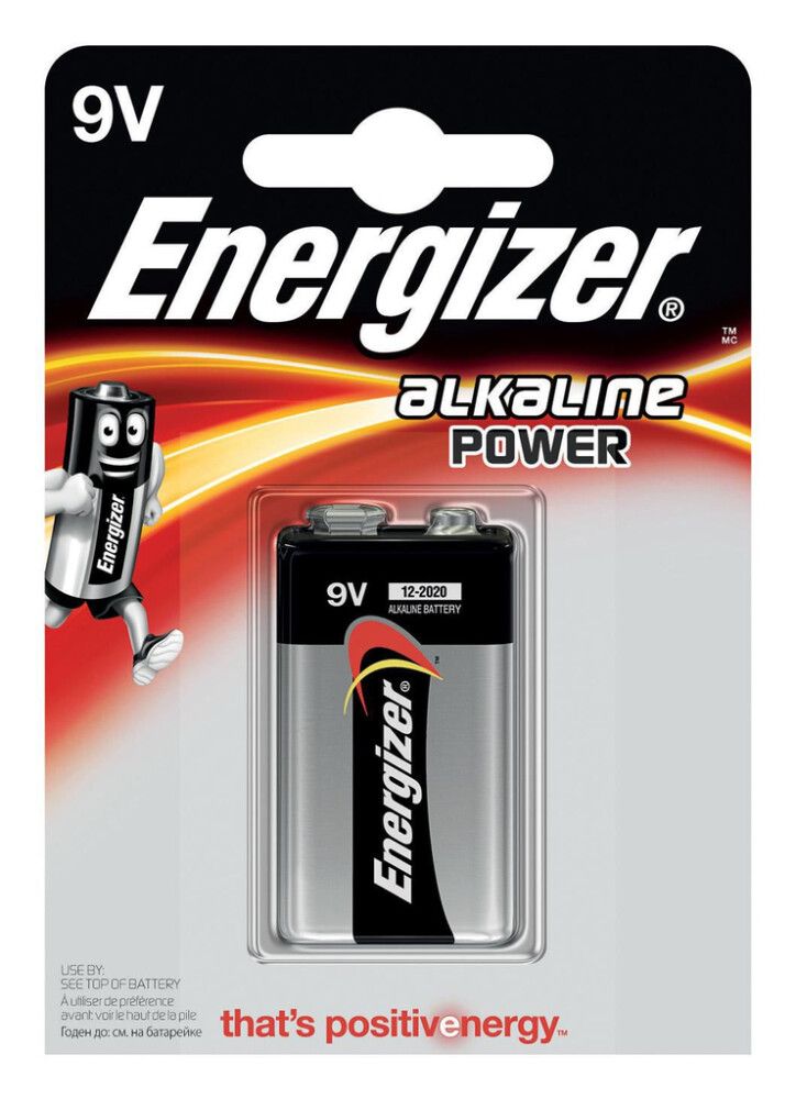 Patarei Energizer Alkaline Power 9V (6LR61)