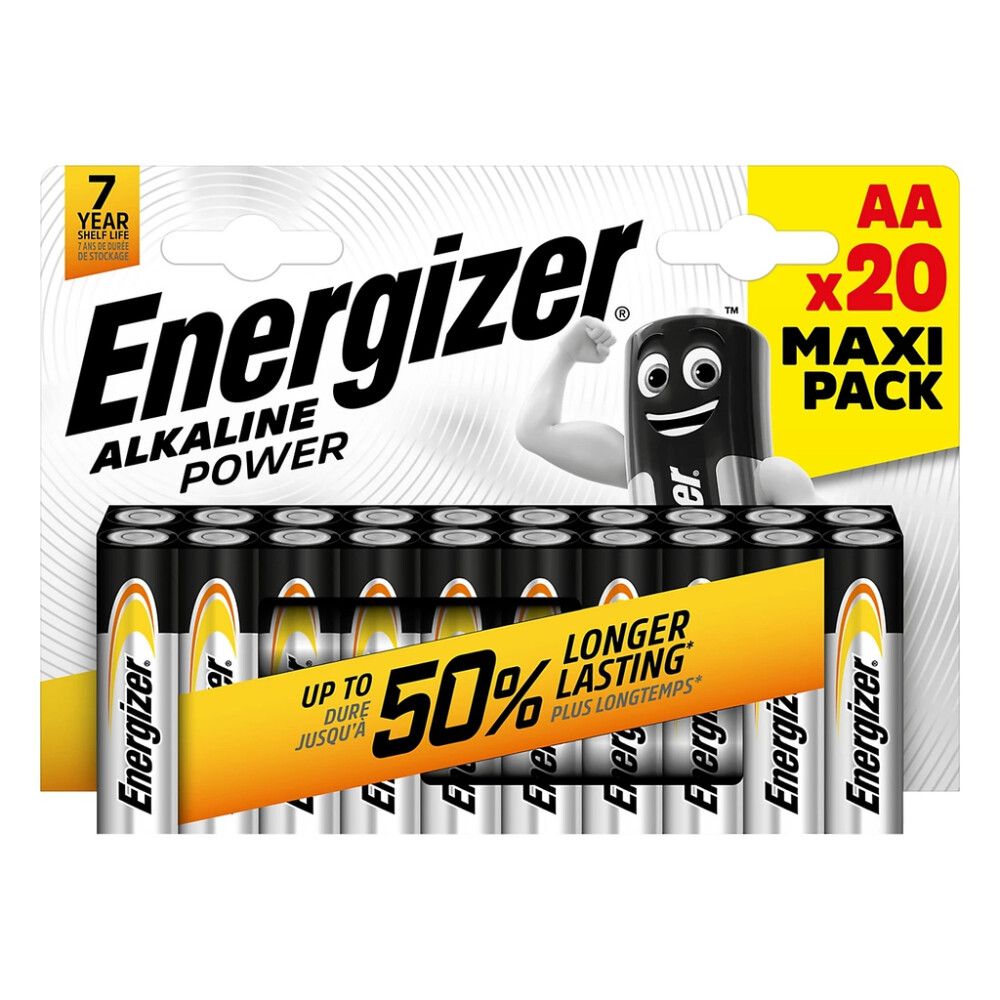 Patareid Energizer Alkaline Power AA (LR6) – 20 tk