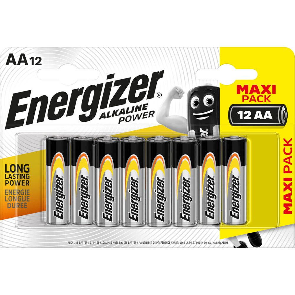 Patareid Energizer Alkaline Power AA (LR6) – 12 tk