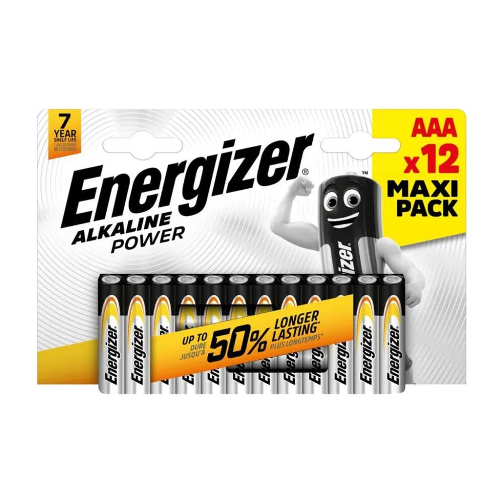 Patareid Energizer Alkaline Power AAA (LR03) – 12 tk
