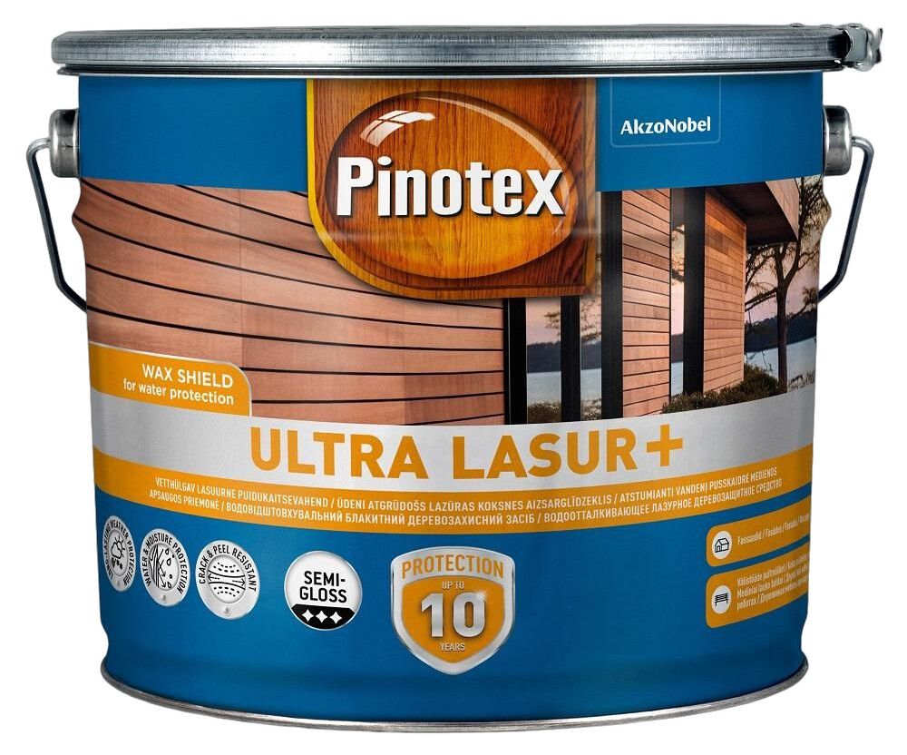 Puidukaitsevahend Pinotex Ultra Lasur + Teak 10 l
