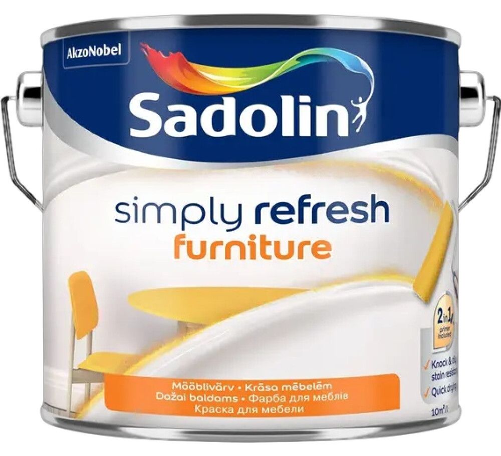Mööblivärv Sadolin Simply Refresh Furniture BC toonitav 2,5 l