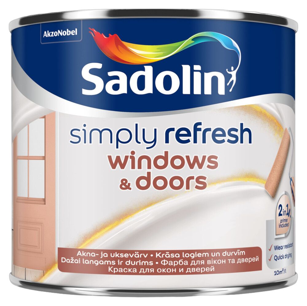 Akna-ja uksevärv Sadolin Simply Refresh Windows & Doors BC toonitav 0,5 l