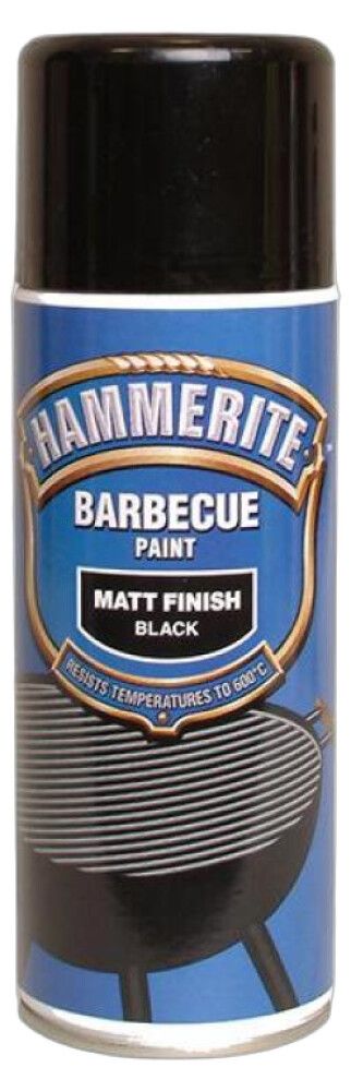 Aerosoolvärv Hammerite BBQ Heat Resistant matt must 400 ml