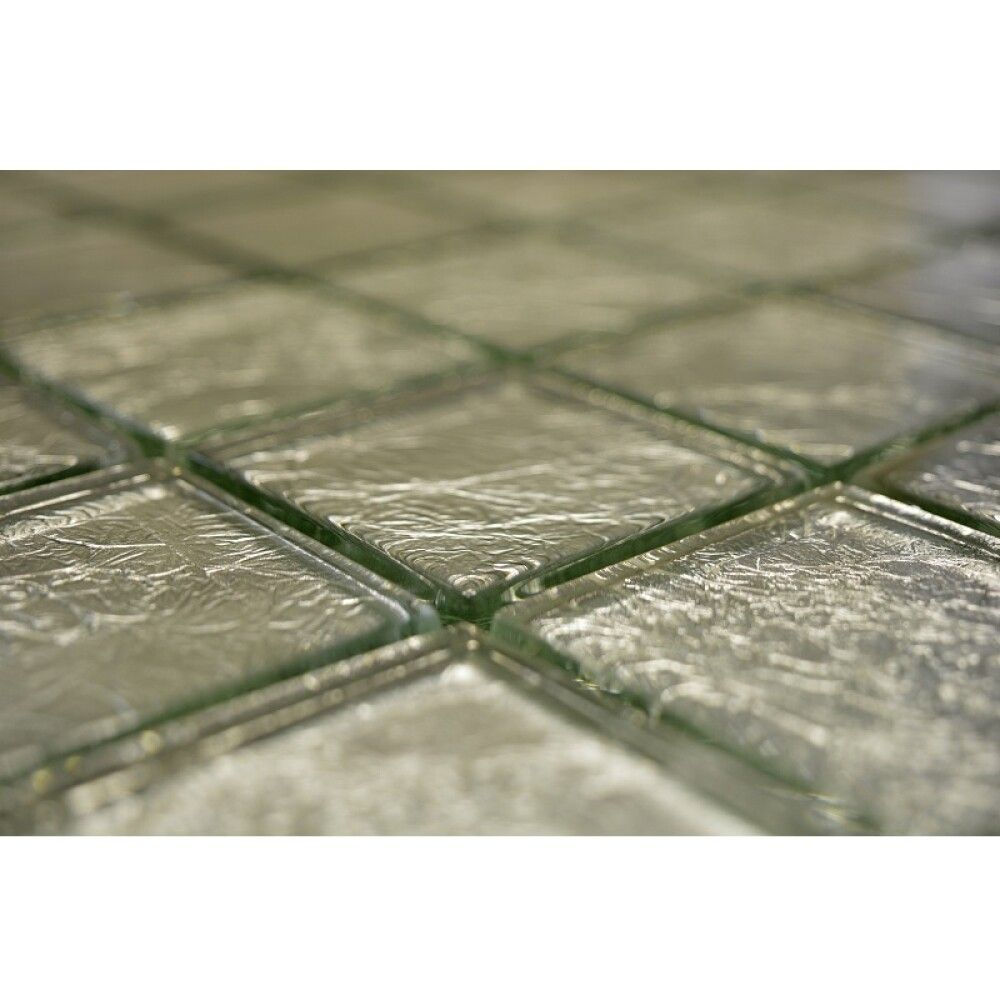Klaasmosaiik Quadrat hõbedane 30 x 30 cm